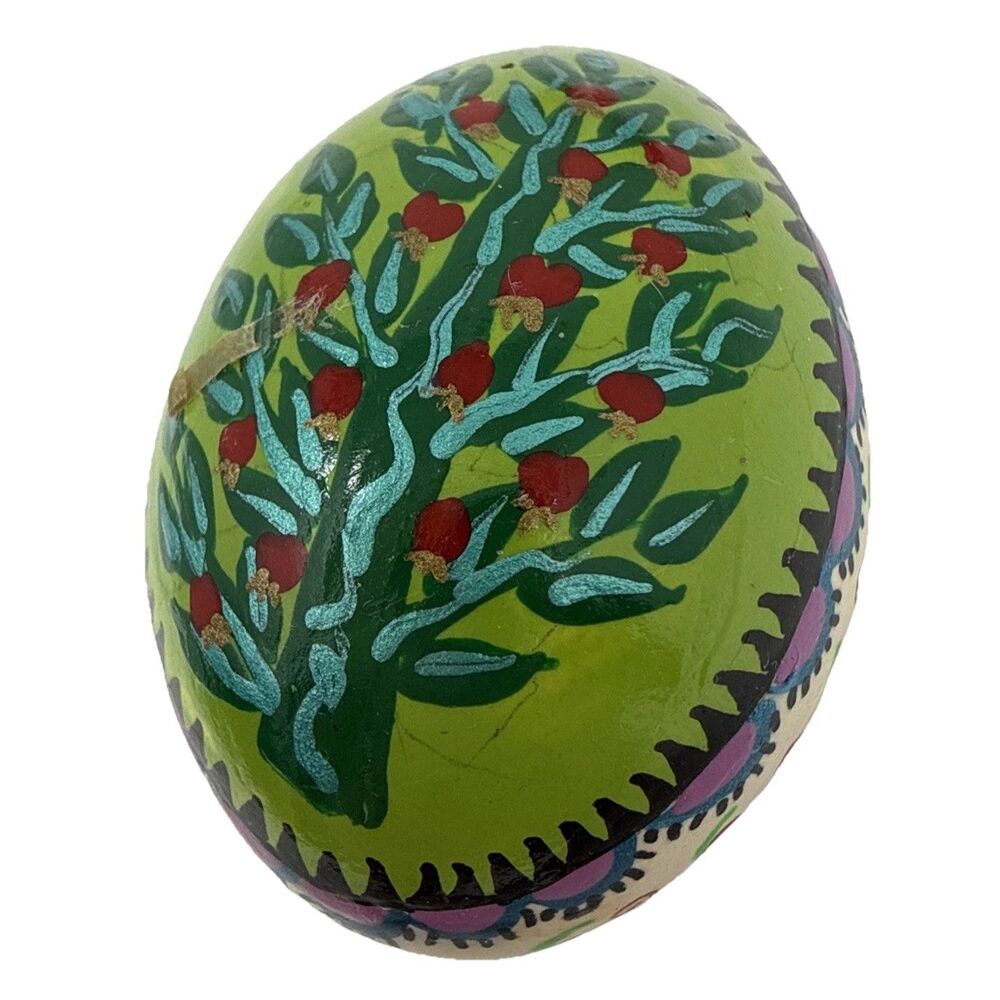 Ukrainian Pysanky Blown Easter Eggs Kistka Hand Dyed Painted Folk Art Lot of 7 - Picture 11 of 16